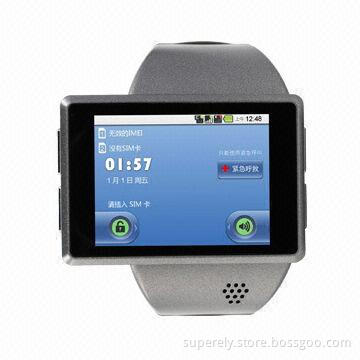 Watch Phone with Android 2.2 OS, Wi-Fi, GPS, Bluetooth, Single SIM Card and 2.0-inch Touch Screen